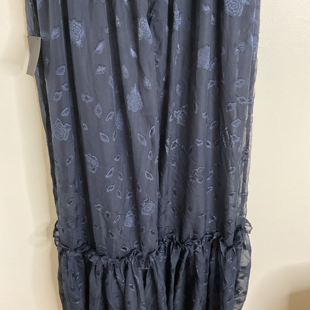 Lulu's Navy Blue Puff Sleeve Maxi Dress - Picture 7 of 15